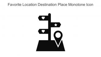 Favorite Location Destination Place Monotone Icon In Powerpoint Pptx Png And Editable Eps Format