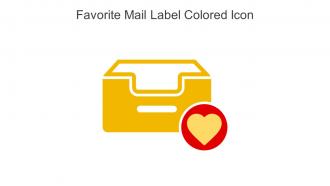 Favorite Mail Label Colored Icon In Powerpoint Pptx Png And Editable Eps Format