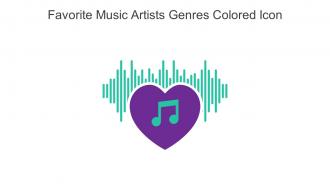 Favorite Music Artists Genres Colored Icon In Powerpoint Pptx Png And Editable Eps Format