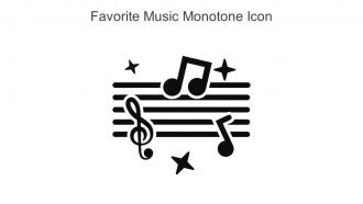 Favorite Music Monotone Icon In Powerpoint Pptx Png And Editable Eps Format