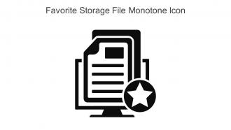 Favorite Storage File Monotone Icon In Powerpoint Pptx Png And Editable Eps Format