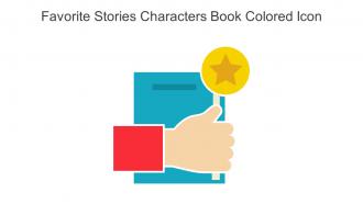 Favorite Stories Characters Book Colored Icon In Powerpoint Pptx Png And Editable Eps Format