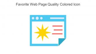 Favorite Web Page Quality Colored Icon In Powerpoint Pptx Png And Editable Eps Format