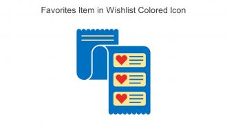 Favorites Item In Wishlist Colored Icon In Powerpoint Pptx Png And Editable Eps Format