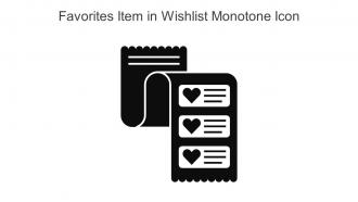 Favorites Item In Wishlist Monotone Icon In Powerpoint Pptx Png And Editable Eps Format
