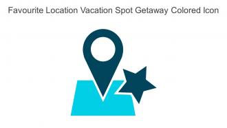 Favourite Location Vacation Spot Getaway Colored Icon In Powerpoint Pptx Png And Editable Eps Format