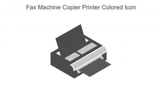 Fax Machine Copier Printer Colored Icon In Powerpoint Pptx Png And Editable Eps Format