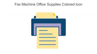 Fax Machine Office Supplies Colored Icon In Powerpoint Pptx Png And Editable Eps Format