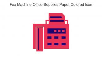 Fax Machine Office Supplies Paper Colored Icon In Powerpoint Pptx Png And Editable Eps Format