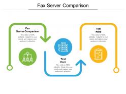 Fax server comparison ppt powerpoint presentation styles influencers cpb