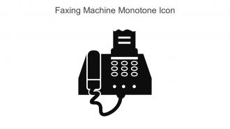 Faxing Machine Monotone Icon In Powerpoint Pptx Png And Editable Eps Format