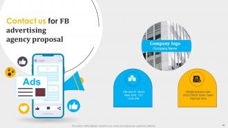 FB Advertising Agency Proposal Powerpoint Presentation Slides Researched Ideas