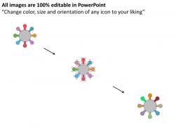 11037960 style circular hub-spoke 8 piece powerpoint presentation diagram infographic slide