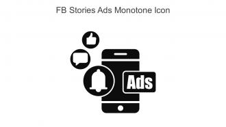 FB Stories Ads Monotone Icon In Powerpoint Pptx Png And Editable Eps Format