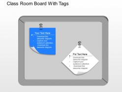 Fc class room board with tags powerpoint template