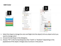 Fc four number option colored tags flat powerpoint design
