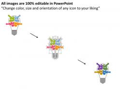 93219275 style variety 3 idea-bulb 4 piece powerpoint presentation diagram infographic slide
