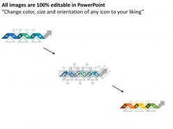 10567942 style circular zig-zag 5 piece powerpoint presentation diagram infographic slide