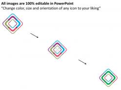 Fd four staged business logo design diagram flat powerpoint design