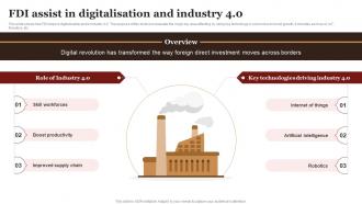 FDI Assist In Digitalisation And Industry 4 0 Complete Guide Empower