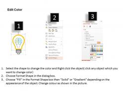 50335972 style variety 3 idea-bulb 4 piece powerpoint presentation diagram infographic slide