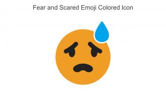 Fear And Scared Emoji Colored Icon In Powerpoint Pptx Png And Editable Eps Format