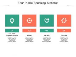 Fear public speaking statistics ppt powerpoint presentation icon deck cpb