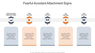 Fearful Avoidant Attachment Signs In Powerpoint And Google Slides Cpb