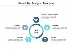 Feasibility analysis template ppt powerpoint presentation model outfit cpb