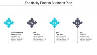 Feasibility Plan Vs Business Plan Ppt Powerpoint Presentation Ideas Tips Cpb
