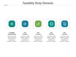 Feasibility study elements ppt powerpoint presentation summary designs cpb