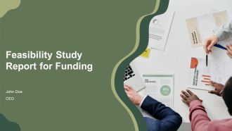 Feasibility Study Report For Funding PPT Template AT