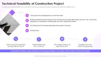 Feasibility Study Templates For Different Projects Feasibility Of Construction Project