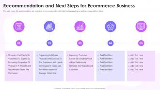 Feasibility Study Templates For Different Projects Next Steps Ecommerce Business