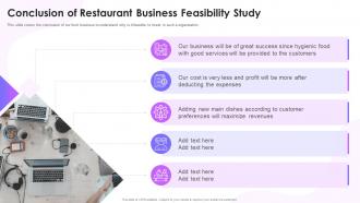 Feasibility Study Templates For Different Projects Of Restaurant Business Feasibility Study