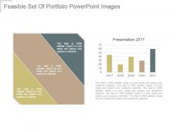 Feasible set of portfolio powerpoint images