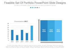 Feasible set of portfolio powerpoint slide designs