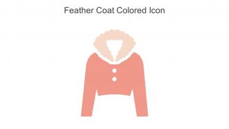Feather Coat Colored Icon In Powerpoint Pptx Png And Editable Eps Format