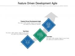 Feature driven development agile ppt powerpoint presentation pictures objects cpb