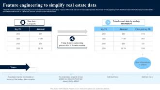 Feature Engineering To Simplify Real Estate Data