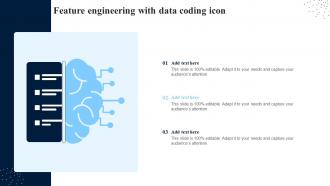 Feature Engineering With Data Coding Icon