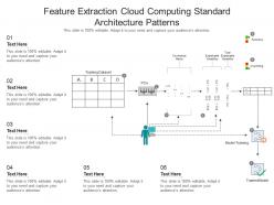 Feature Extraction Cloud Computing Standard Architecture Patterns Ppt Presentation Diagram