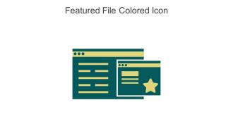 Featured File Colored Icon In Powerpoint Pptx Png And Editable Eps Format