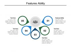 Features ability ppt powerpoint presentation infographics layouts cpb