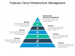 Features cloud infrastructure management ppt powerpoint presentation slides diagrams cpb