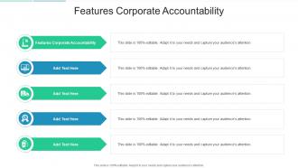 Features Corporate Accountability In Powerpoint And Google Slides Cpb