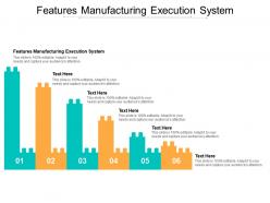 Features manufacturing execution system ppt powerpoint ideas brochure cpb