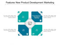 Features new product development marketing ppt powerpoint presentation styles graphics download cpb