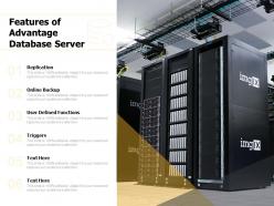 Features of advantage database server