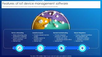 Features Of IoT Device Management Software